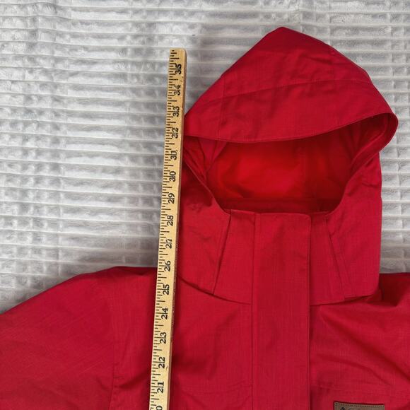 Women\'s Columbia  3-in-1 Interchange Red Hooded Coat Jacket Medium Winter Coat